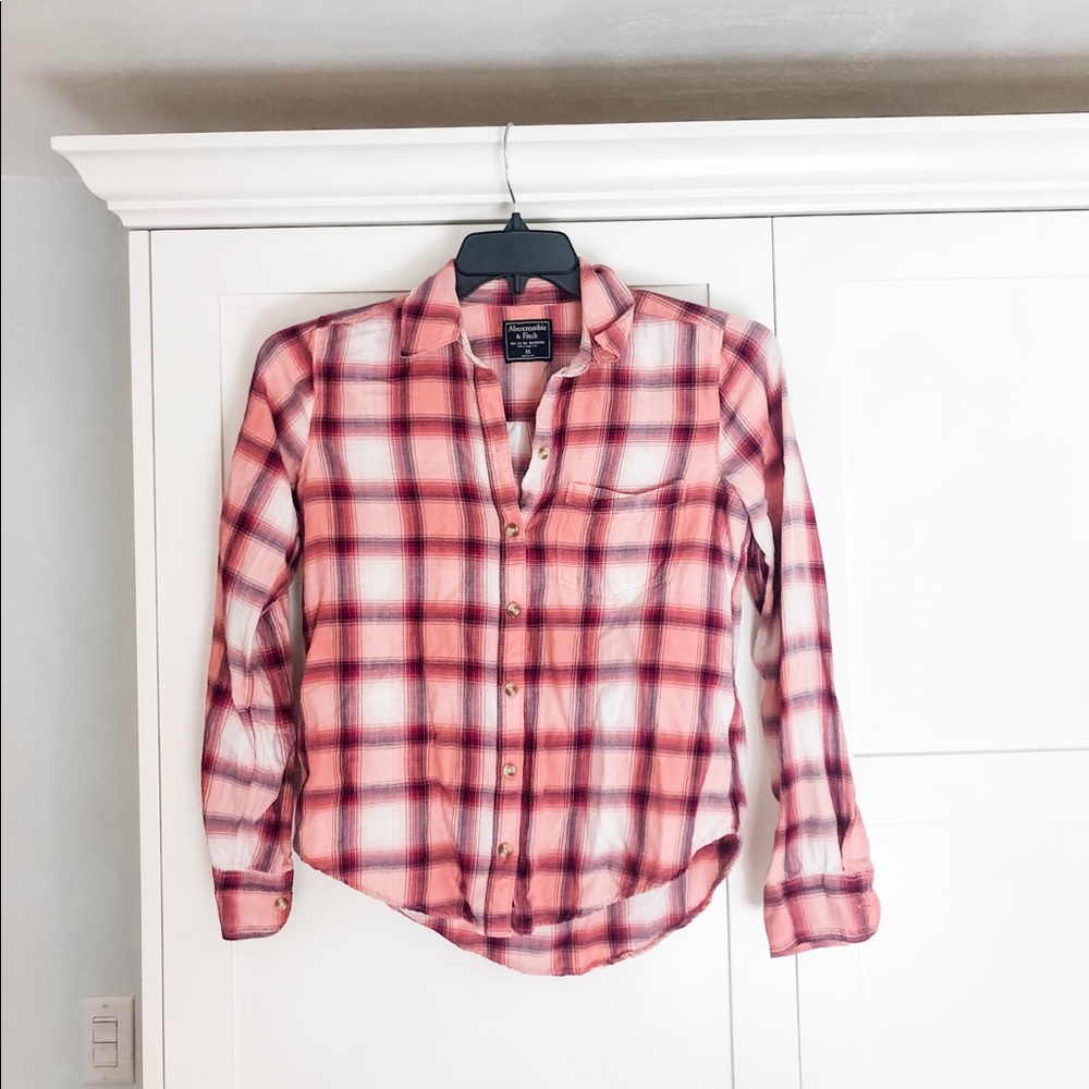 Abercrombie and Fitch lightweight summer XS plaid